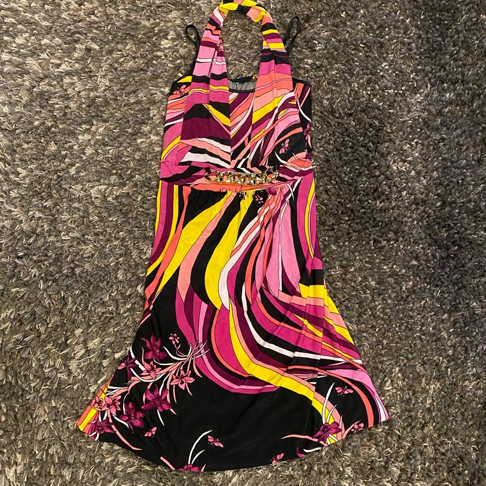 Women’s Boutique Silk Halter Dress